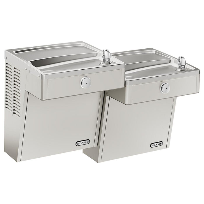 Wall Mount Vandal Resistant Bi Level Ada Cooler Frost Resistant Non Filtered Non Refrigerated