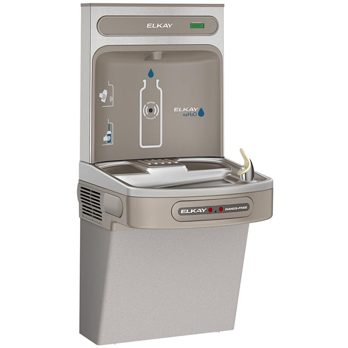 Ezh2o Bottle Filling Station With Single Ada Cooler Hands Free Activation Non Filtered Refrigerated