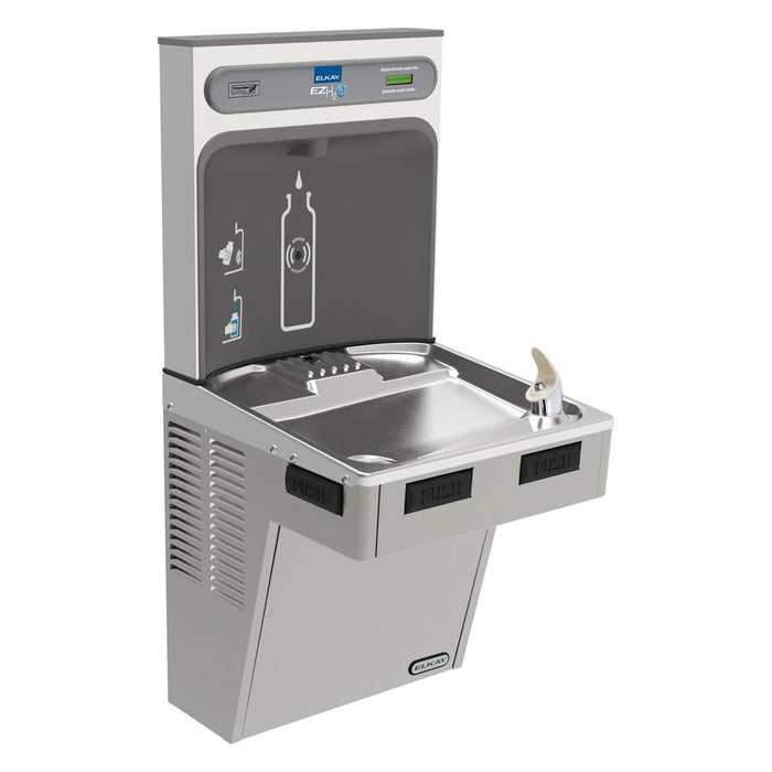 Ezh2o Bottle Filling Station With Mechanically Activated Single Ada Cooler Non Filtered Refrigerated