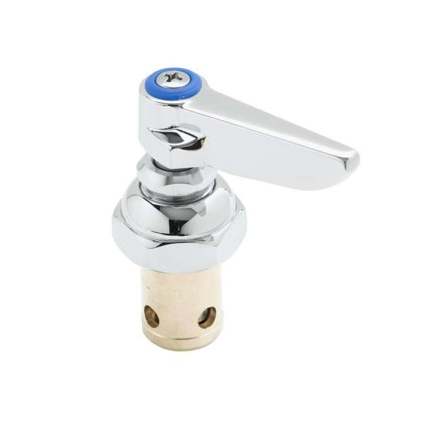 T&S Brass (002713-40) Eterna Spindle Assembly, Left Hand Cold Lever Handle And Screw Included