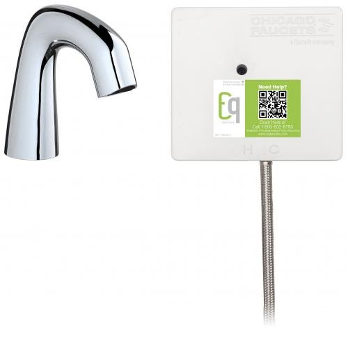 Chicago EQ-A11A-11ABCP Eq Series Touch-free Faucet With Plug-and-play Installation