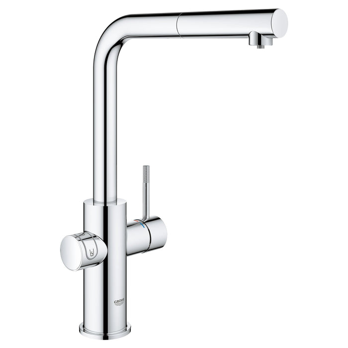 Grohe 31608002 Concetto Single-Handle Pull-Down Kitchen Faucet – Chrome Finish