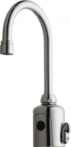 Chicago Faucets (116.223.AB.1T) Hytronic Touch-free, Programmable Faucet With Above-deck Electronics