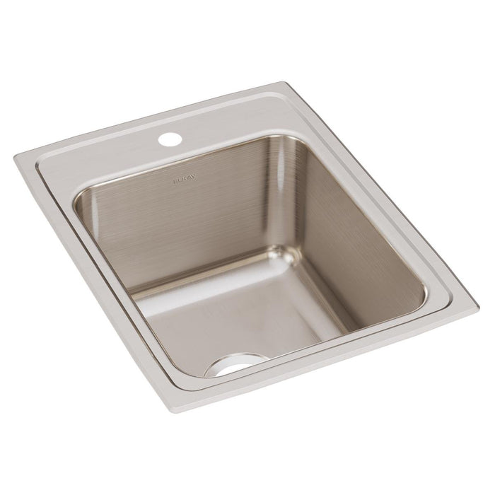 Elkay (DLR1722101) Lustertone Classic 17" X 22" X 10 1/8" 1 Hole Single Bowl Drop In Sink