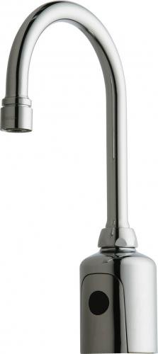 Chicago Faucets (116.203.AB.1T) Touch-Free, Programmable Faucet With Above Deck Electronics