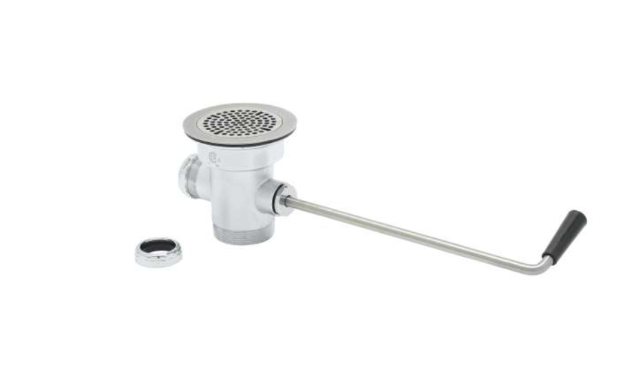 T&S Brass (B-3942) Waste Drain Valve, Twist Handle, 3" x 2" Replaces B-3911 And B-3915